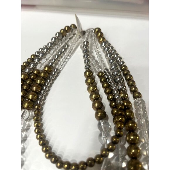 Macy's women's Multi-layered bead necklace - Picture 6 of 9